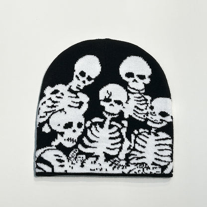 Funny Horror Knitted Jacquard Beanie