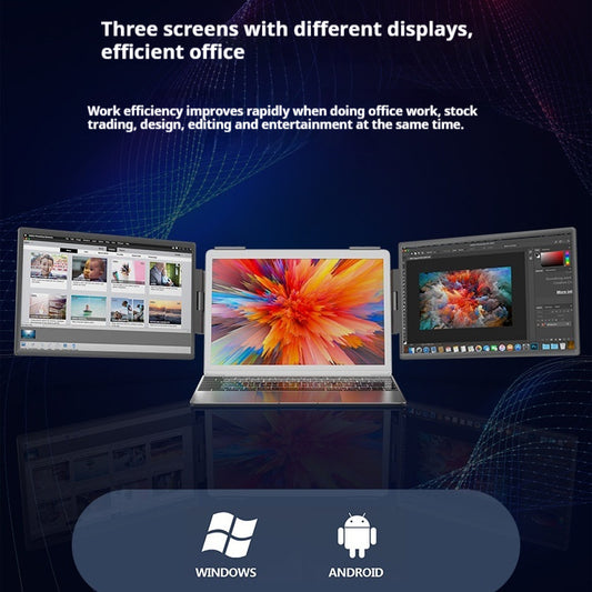14-inch Dual-screen With Wall-mounted External Expansion Screen Dual-screen Portable Screen