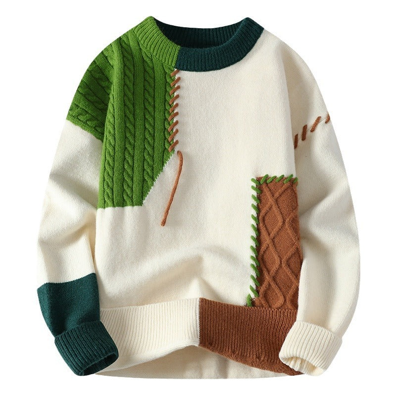 RECONSTRUCTED PULLOVER SWEATER