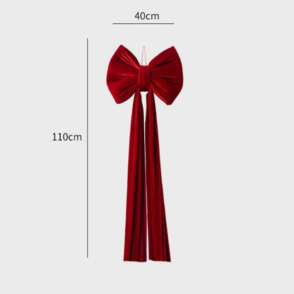 Christmas Decoration Velvet Large Bow Decoration