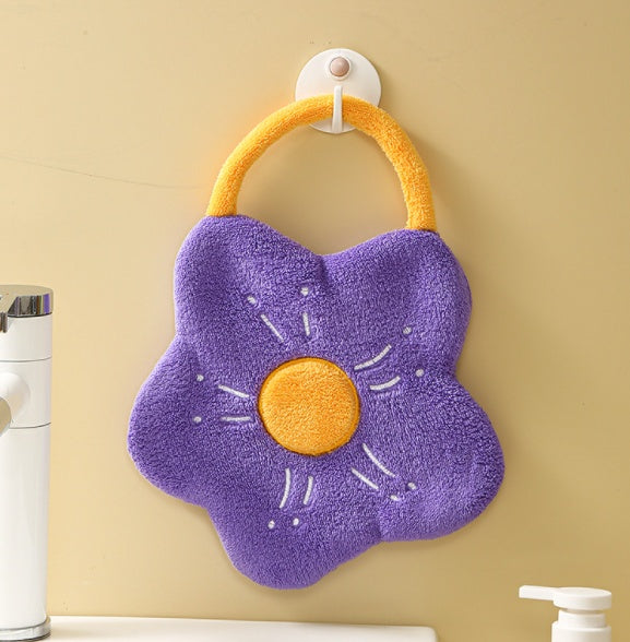 Home Hanging Cute Absorbent Hand Towel