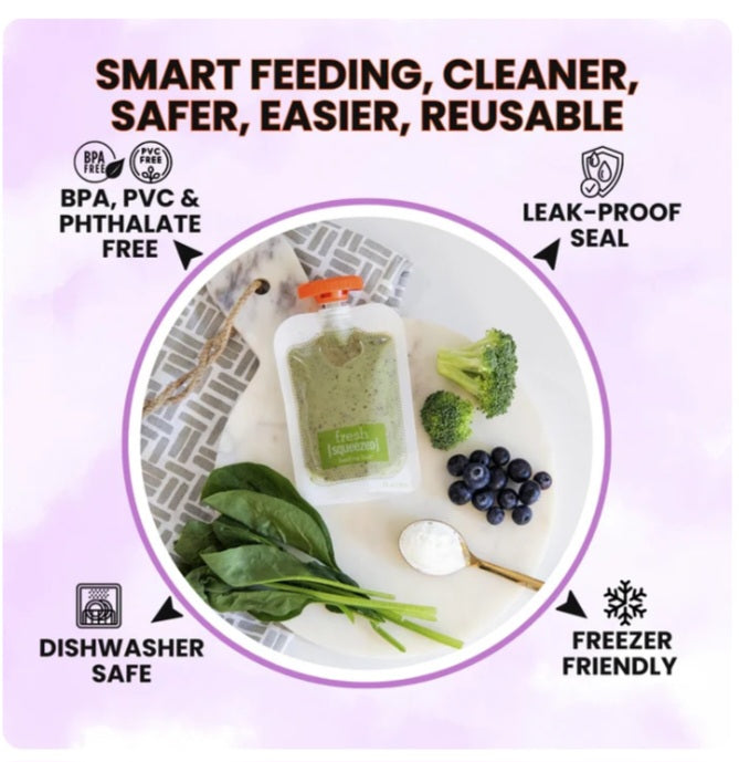 Baby Food Maker Squeezer Food Station Organic Food For Newborn Fruit Container Storage