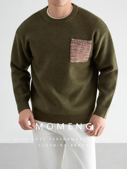 SOREL POCKET KNIT SWEATER